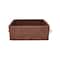 Large Warm Brown Decorative Faux Leather Bin by Ashland®